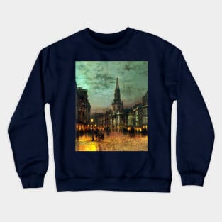 Blackman Street, London 1885 - John Atkinson Grimshaw Crewneck Sweatshirt